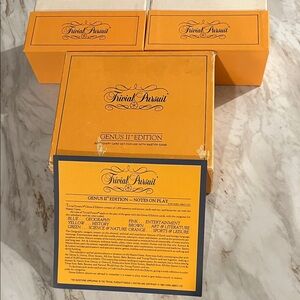 Trivial Pursuit Genus II Edition Subsidiary Card Set